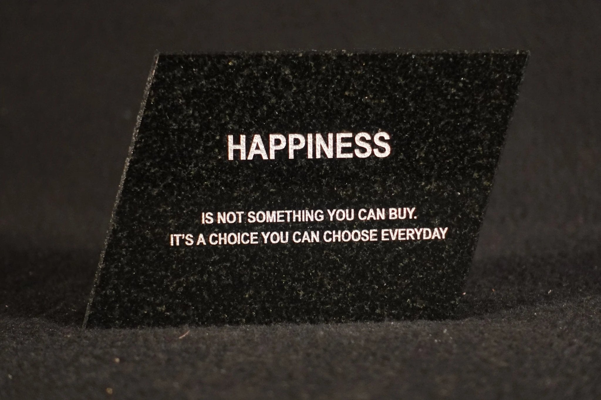 Granite Paperweight Crystal House