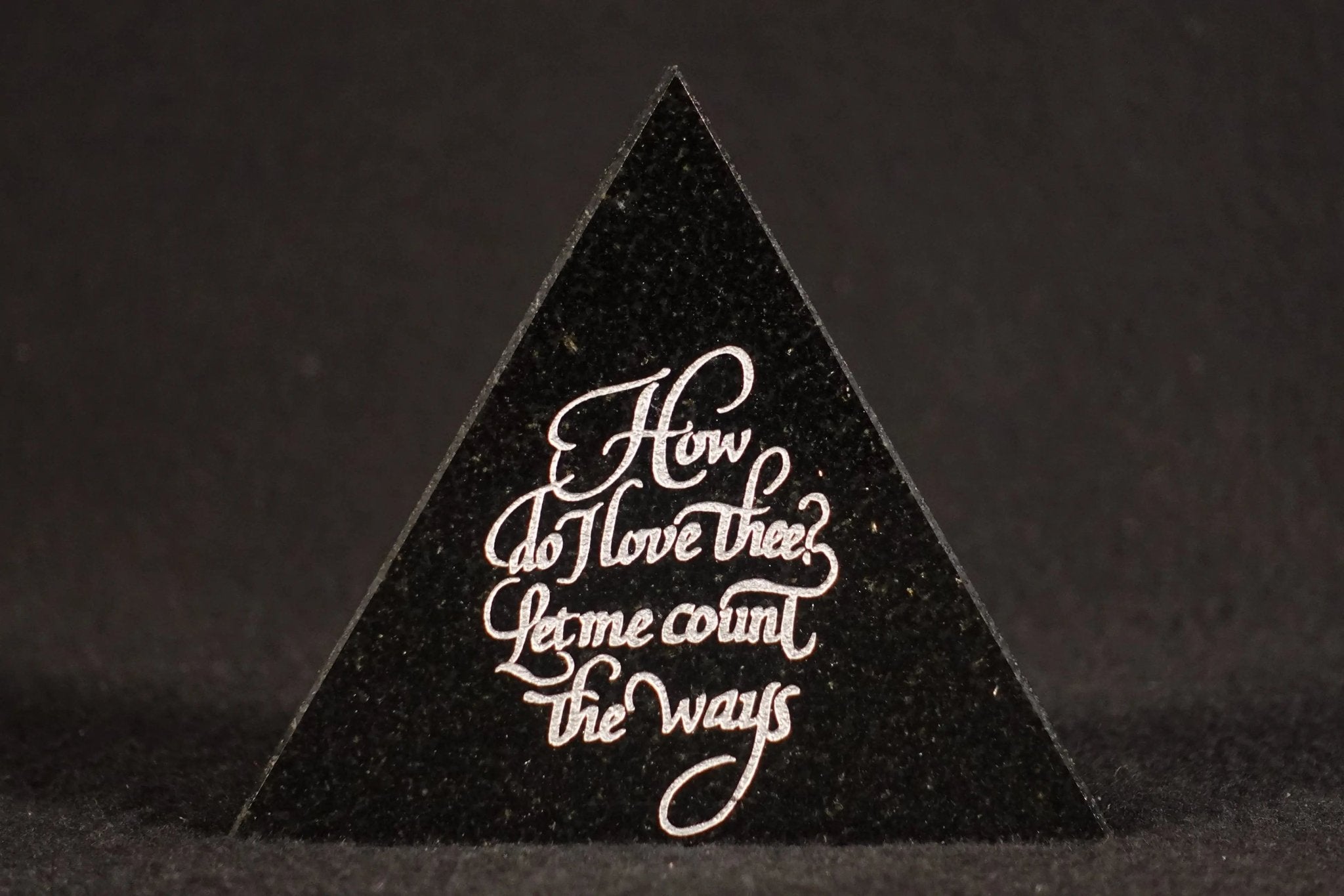 Granite Paperweight Crystal House