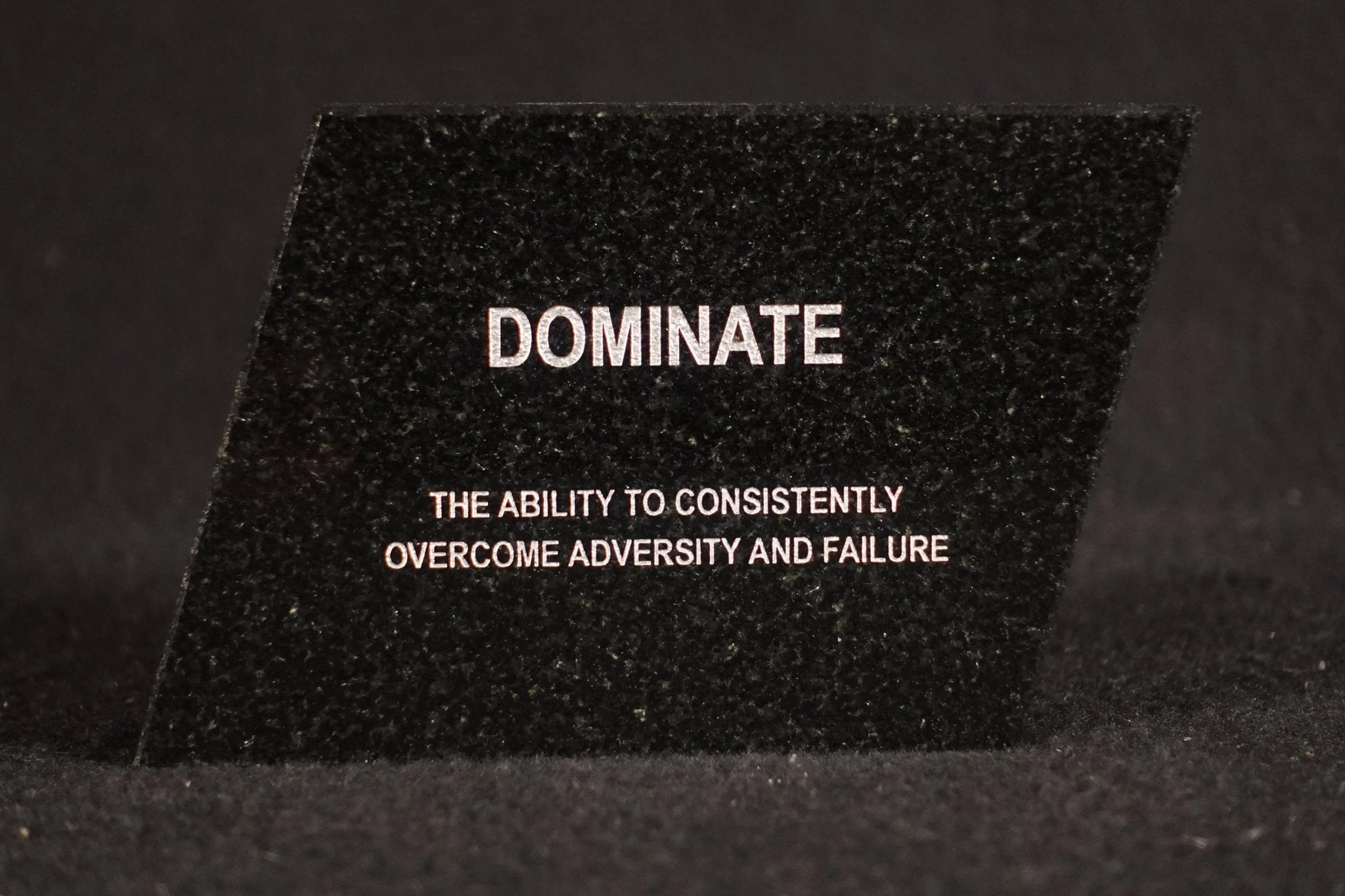 Granite Paperweight Crystal House