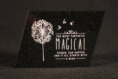 Granite Paperweight Crystal House