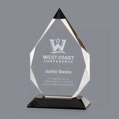 Granville Award - Black Base Crystal House