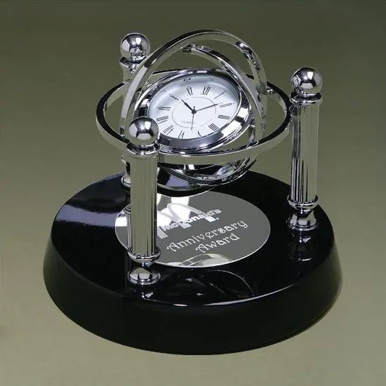 Gyroscope Clock Crystal House