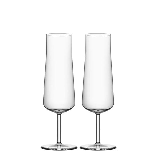 Informal Champagne set of 2 Orrefors