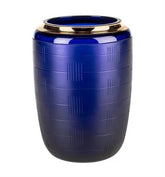 JET BLUE CASE WHIT VASE Vista Alegre