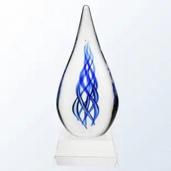 KAPPA WITH BLACK/CLEAR BASE - ART GLASS Crystal House - Prism