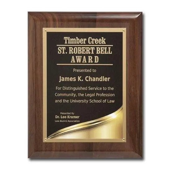 Liquid Gold Plaque Crystal House