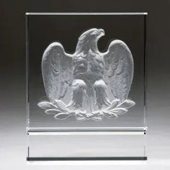 MAJESTIC EAGLE AMBER/PEWTER/WHITE Crystal House - Prism