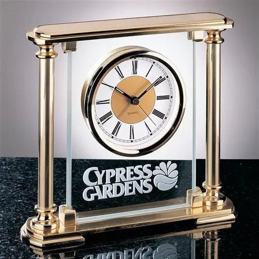 Mantle Clock Crystal House