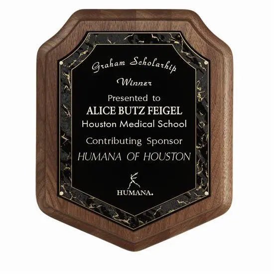 Marble Magic Shield Plaque Crystal House