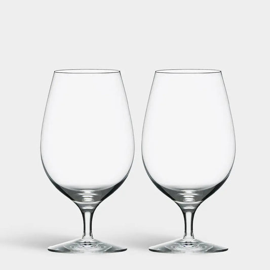 Merlot Beer Iced Beverage Set of 2 Orrefors