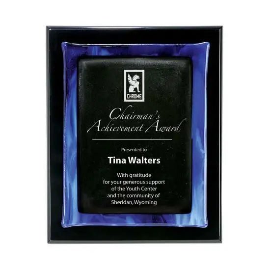 Metallic Fusion Plaque Crystal House