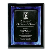 Metallic Fusion Plaque Crystal House