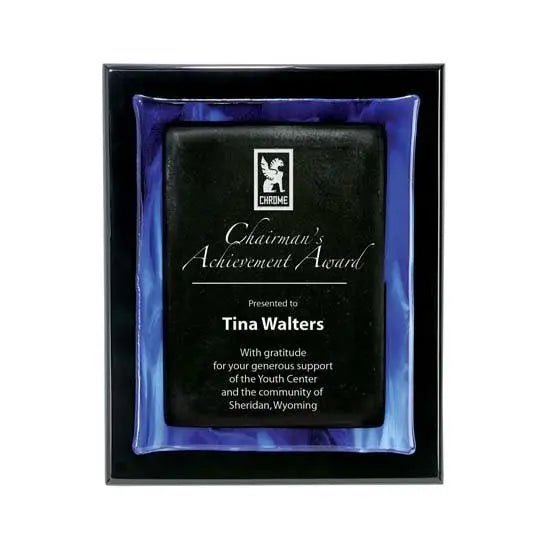 Metallic Fusion Plaque Crystal House