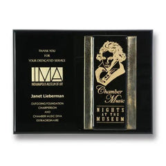 Metallic Gold Ebony Fusion Crystal House