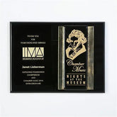 Metallic Gold Ebony Fusion Crystal House