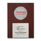 Mica Plaque - Round Crystal House