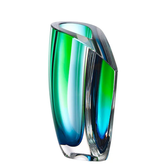 Mirage Vase, Green Blue Kosta Boda