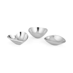 Nambe Mini Bowl Set - Butterfly, Tri-Corner & Amore Designs Nambé
