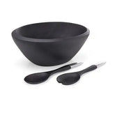 Noir Salad Bowl w/servers Nambé