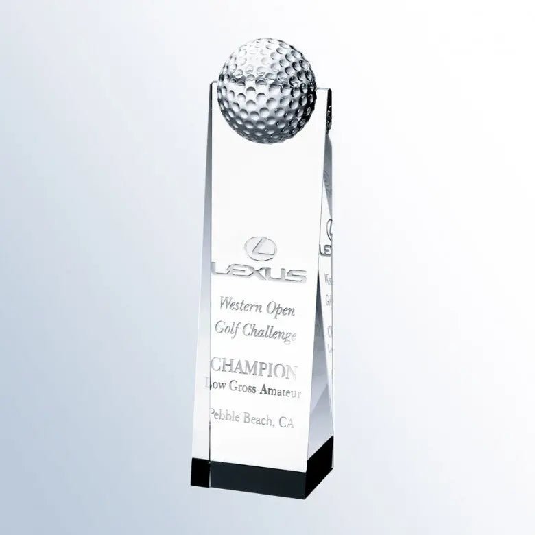 OPTICAL CRYSTAL GOLF BALL TOWER Crystal House - Prism