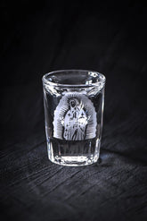 Our Lady of Guadalupe - Shot Glass - Pair Crystal House