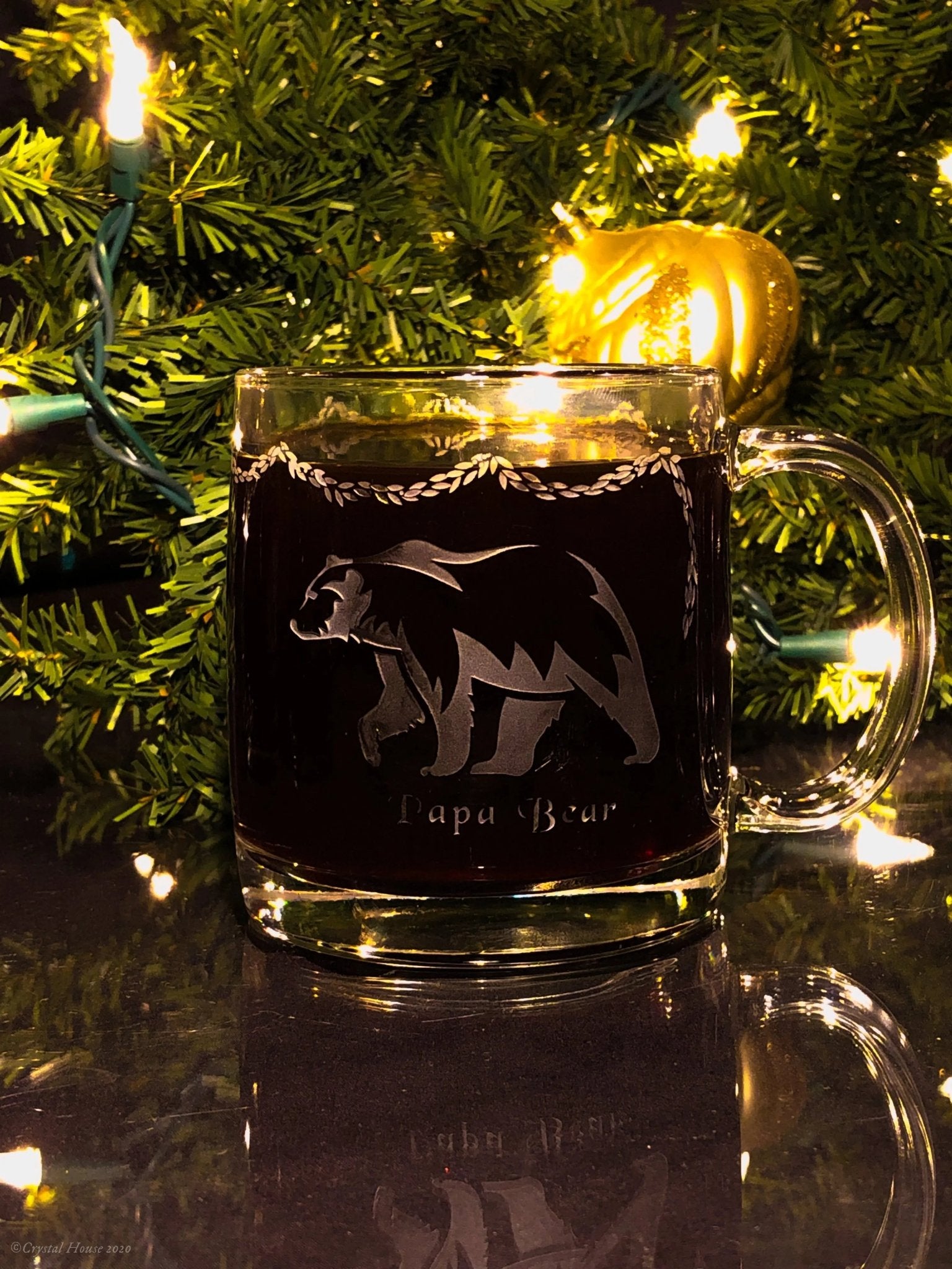 Papa Bear - Warm Beverage Mug Crystal House
