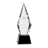 Pedestal Crystal (Small) With Custom Engraving Crystal House