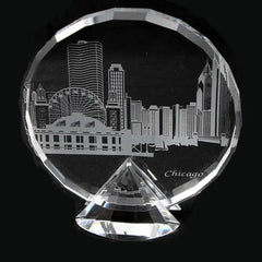 Pedestal Crystal With Custom Engraving | Turn Your Special Moments into Crystal Memories Crystal House