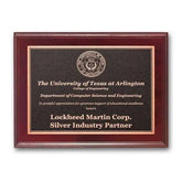 Photocast Plaque - Mahogany Crystal House