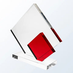 RED DOUBLE DIAMOND Crystal House - Prism