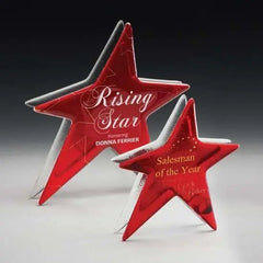 Ruby Art Glass Crystal House