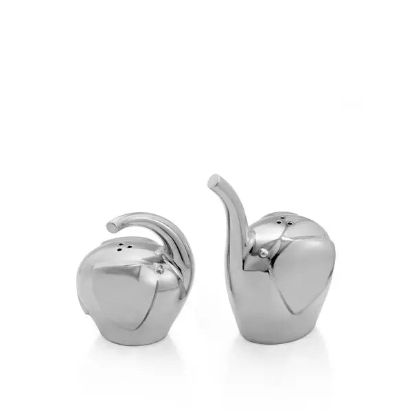 Savanna Elephant Salt & Pepper Shakers Nambé