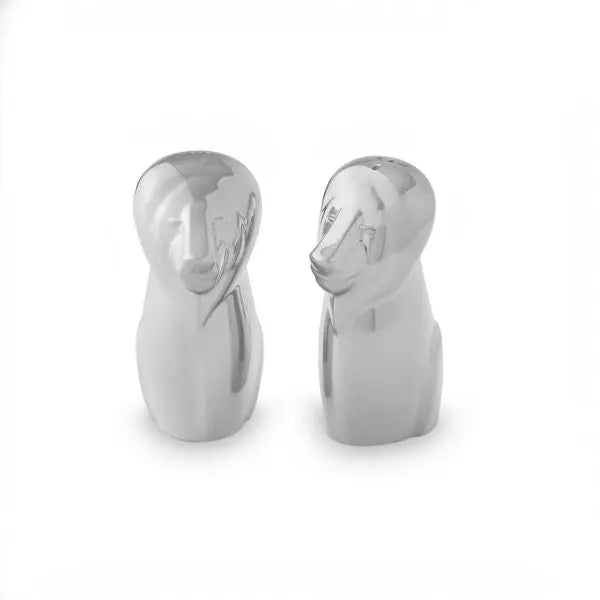 Savanna Lion Salt & Pepper Shakers Nambé