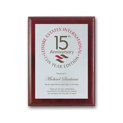 Screenprint Aluminum - Mahogany Crystal House