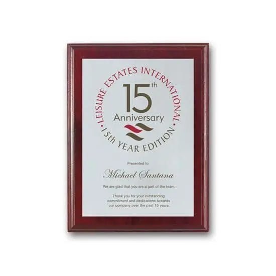 Screenprint Aluminum - Mahogany Crystal House