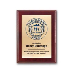 Screenprint Brass - Mahogany Crystal House