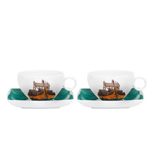 SET 2 TEA CUPS & SAUCERS Vista Alegre