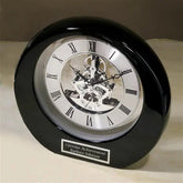 Silver Accent Clock Crystal House