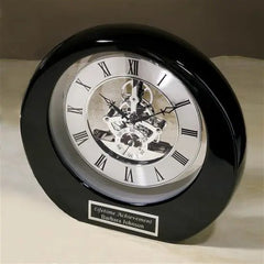 Silver Accent Clock Crystal House