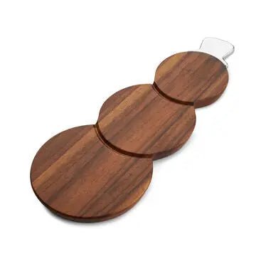 Snowman Cheese Board W/ Top Hat Spreader Nambé