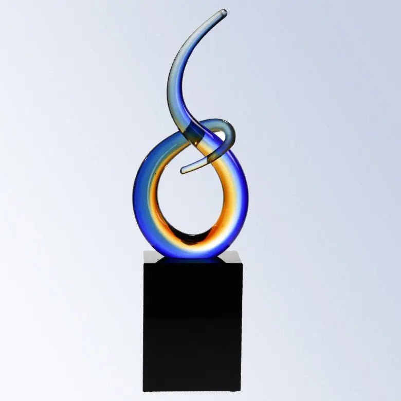 SUNSET LOOP ART GLASS Crystal House - Prism