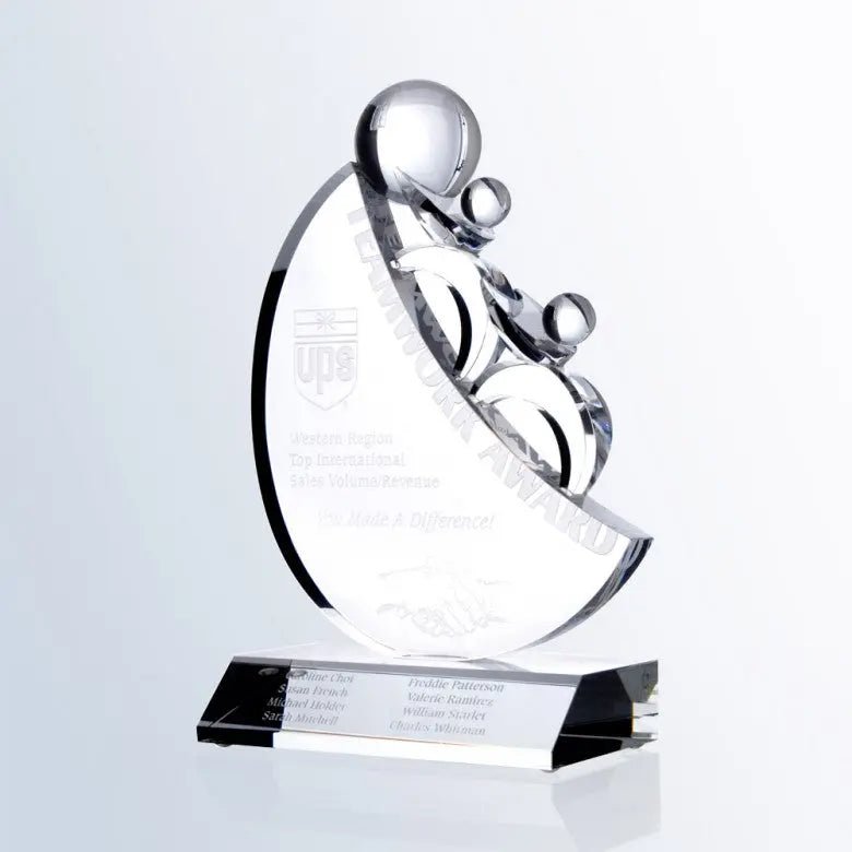 TEAMWORK AWARD MEN Crystal House - Prism