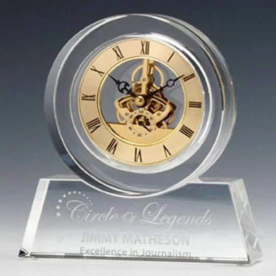 Tondo Crystal Clock Crystal House