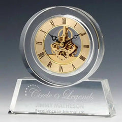 Tondo Crystal Clock Crystal House
