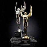 Winged Achievement on Marble Crystal House