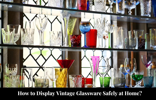 How to Display Vintage Glassware Safely at Home? - Crystal House