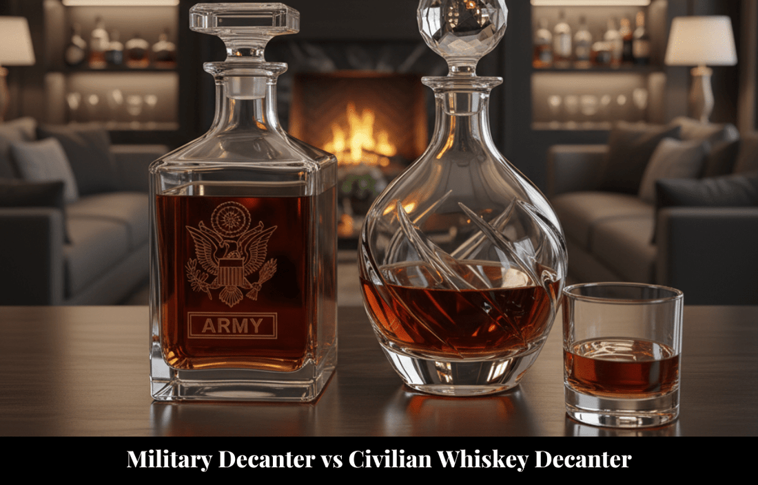 Military Decanter vs Civilian Whiskey Decanter: Which Makes a Better Gift? - Crystal House