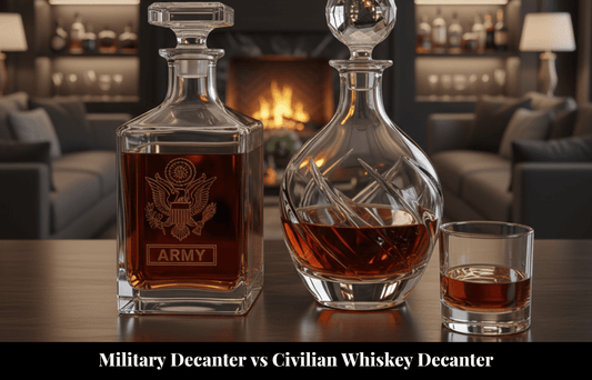 Military Decanter vs Civilian Whiskey Decanter: Which Makes a Better Gift? - Crystal House
