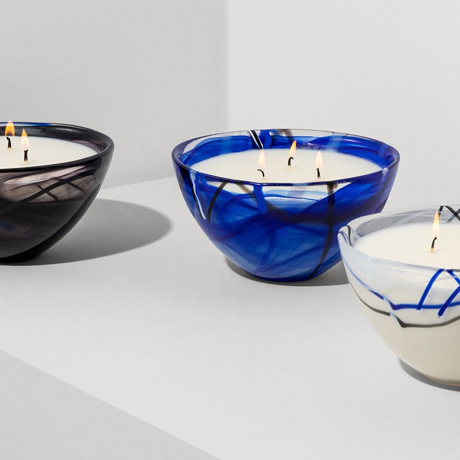 Kosta Boda Designer Contrast Candle