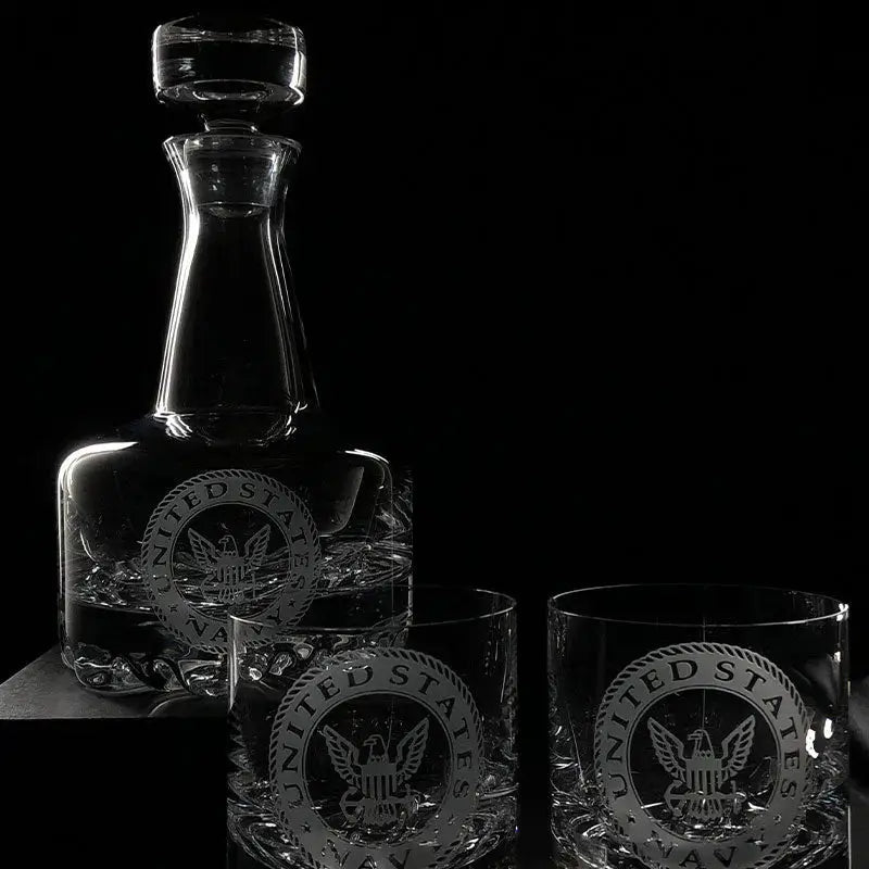Military-Decanter Crystal House